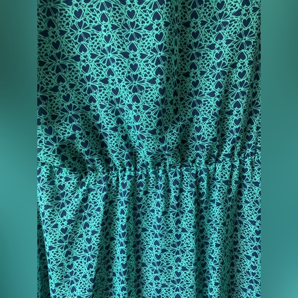 GAP Green and Navy Heart Dress XXL - Picture 4 of 15
